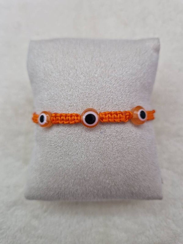 BRACELET OEIL DU DIABLE ORANGE