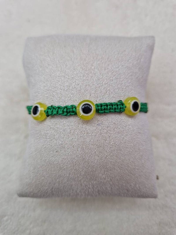 BRACELET OEIL DU DIABLE VERT