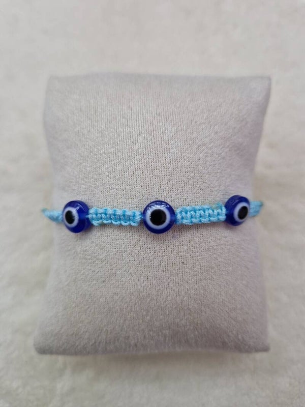 BRACELET OEIL DU DIABLE BLEU CIEL,BLEU FONCE