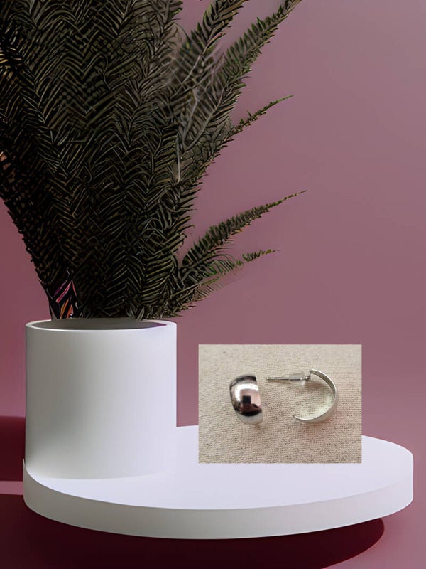 B.OREILLE PETIT GROS ANNEAU ARGENT