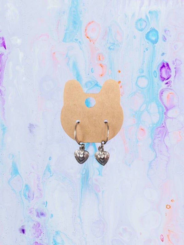 B.OREILLES COEUR ARGENT