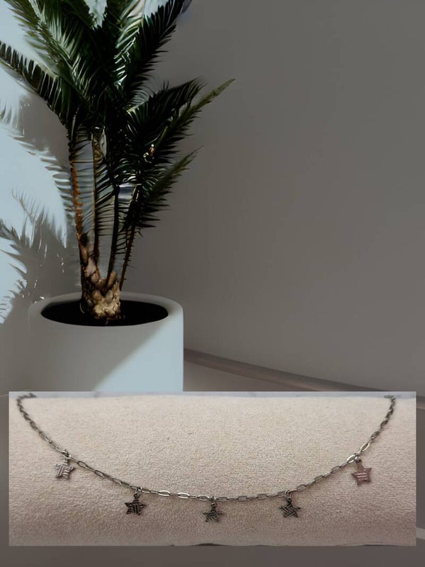 CHAINE DE CHEVILLE PETITE ETOILE ARGENT