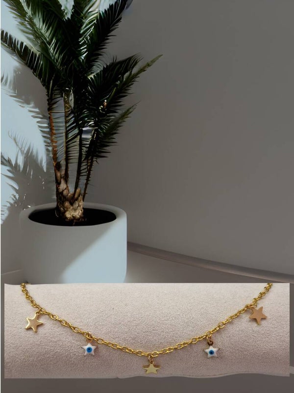 CHAINE DE CHEVILLE ETOILE OR