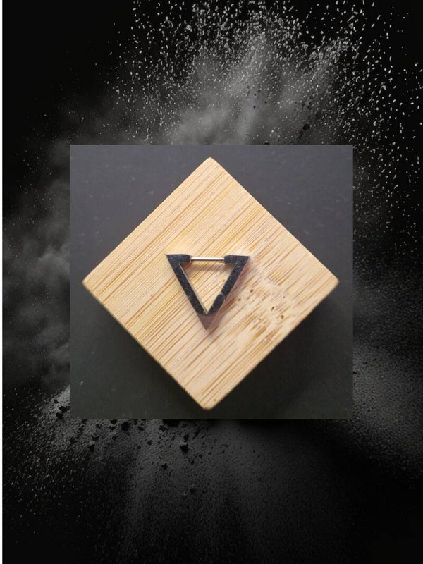 B.OREILLE TRIANGLE ARGENT