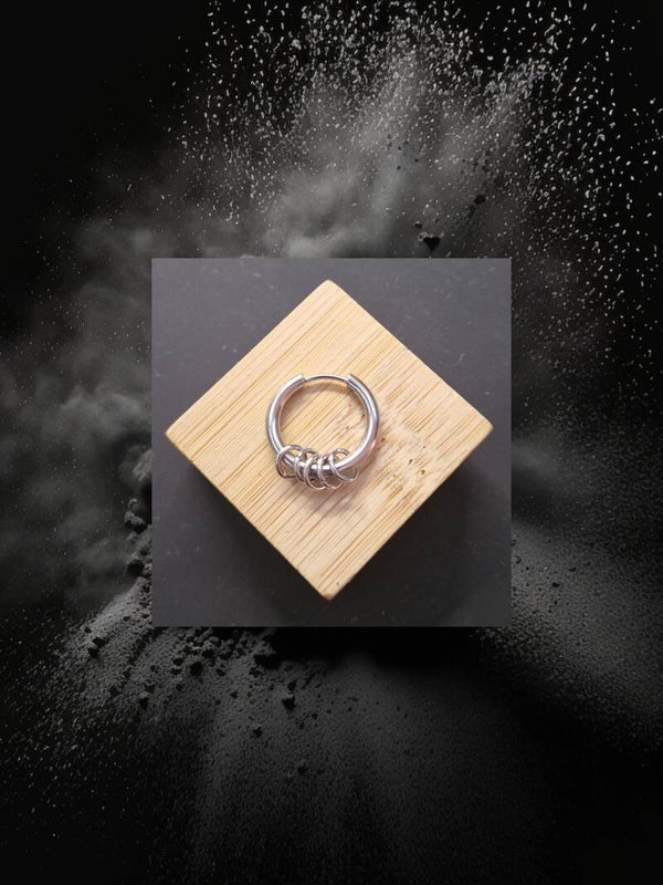 B.OREILLE ANNEAUX ARGENT