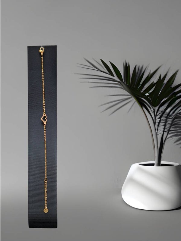 BRACELET COEUR OR