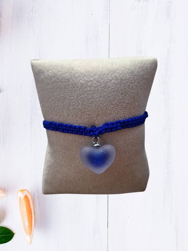 BRACELET COEUR BLEU