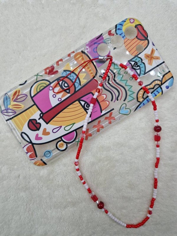 BRACELET TELEPHONE ROUGE