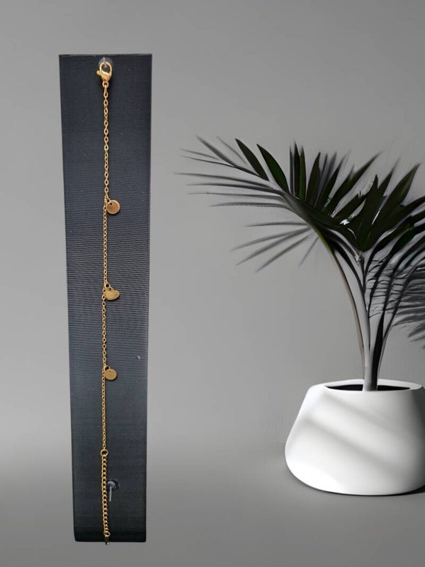 BRACELET DOUBLE ROND OR