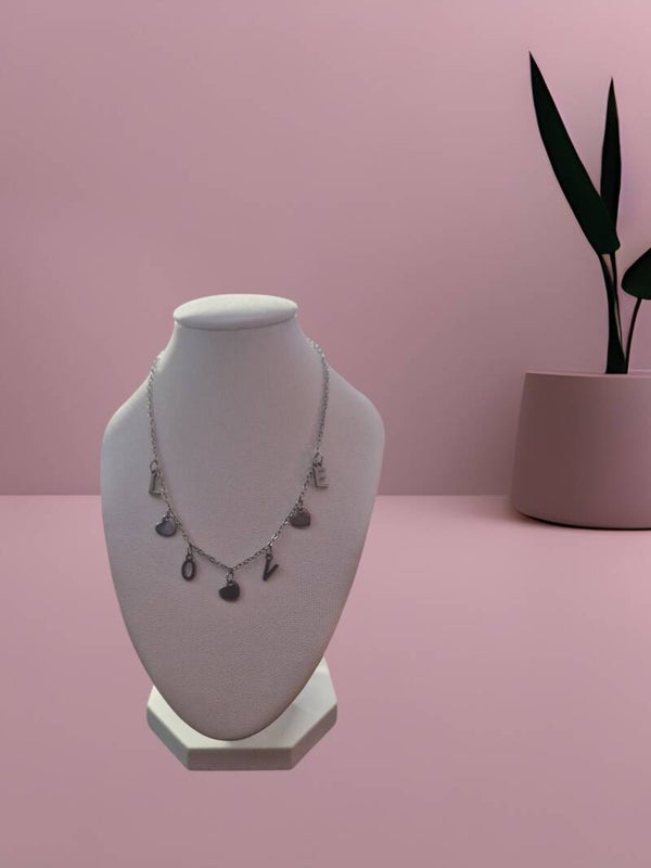 COLLIER LETTRE LOVE ARGENT