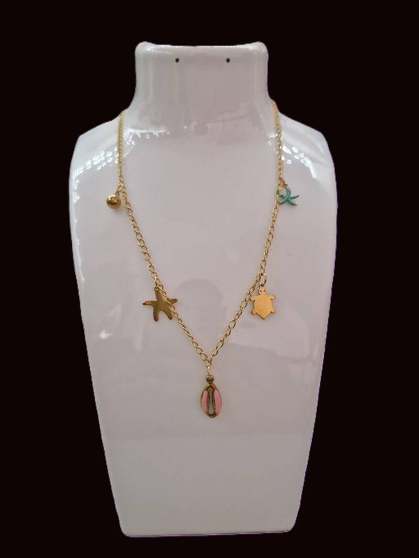 COLLIER PENDENTIF (LA MER) EN OR
