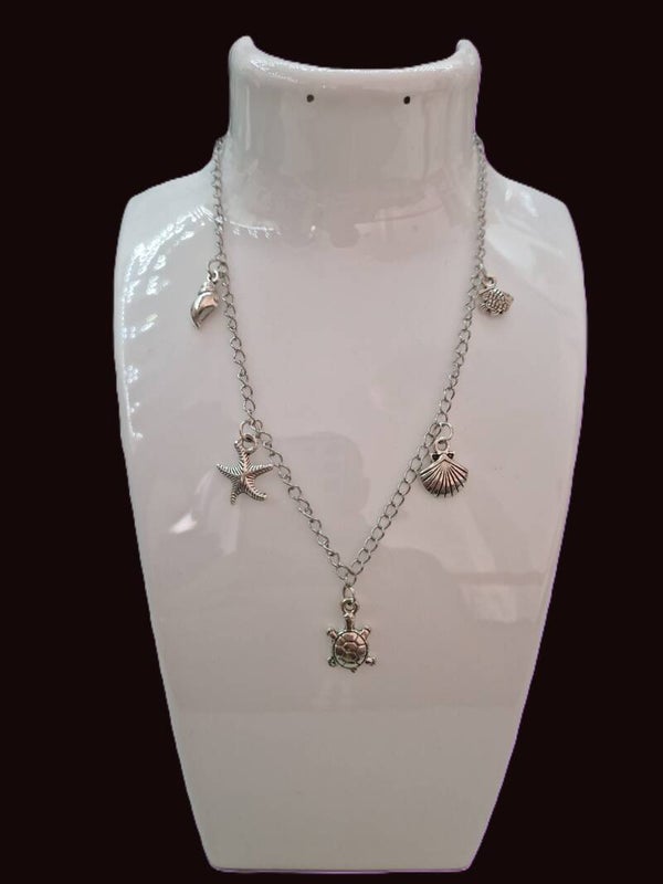 COLLIER PENDENTIF( la mer) EN ARGENT