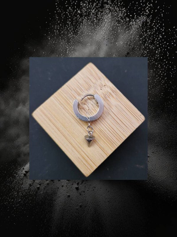 B.OREILLE GEOMETRIQUE ARGENT