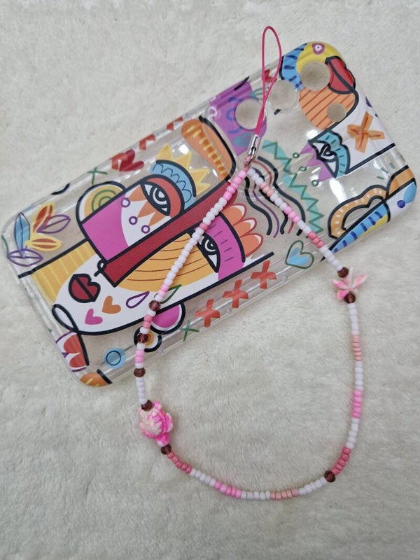 BRACELET TELEPHONE TORTUE ROSE