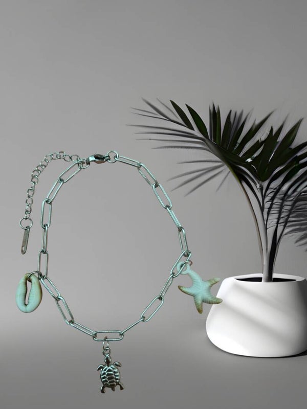 BRACELET LA MER EN ARGENT