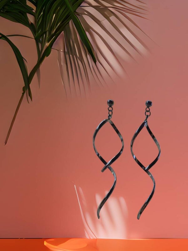 B.OREILLES TORSADE ARGENT