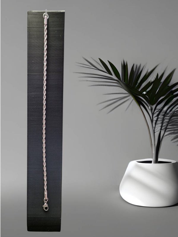 BRACELET TORSADE ARGENT