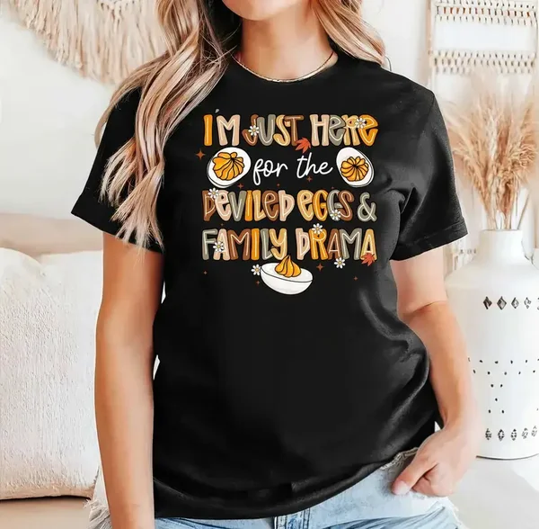 DEVILED EGGS AND FAMILY DRAMA TEE