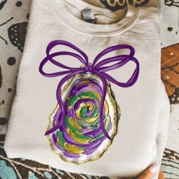 MARDI GRAS OYSTER TEE