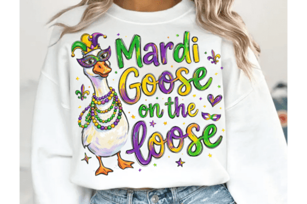 MARDI GOOSE ON THE LOOSE TEE