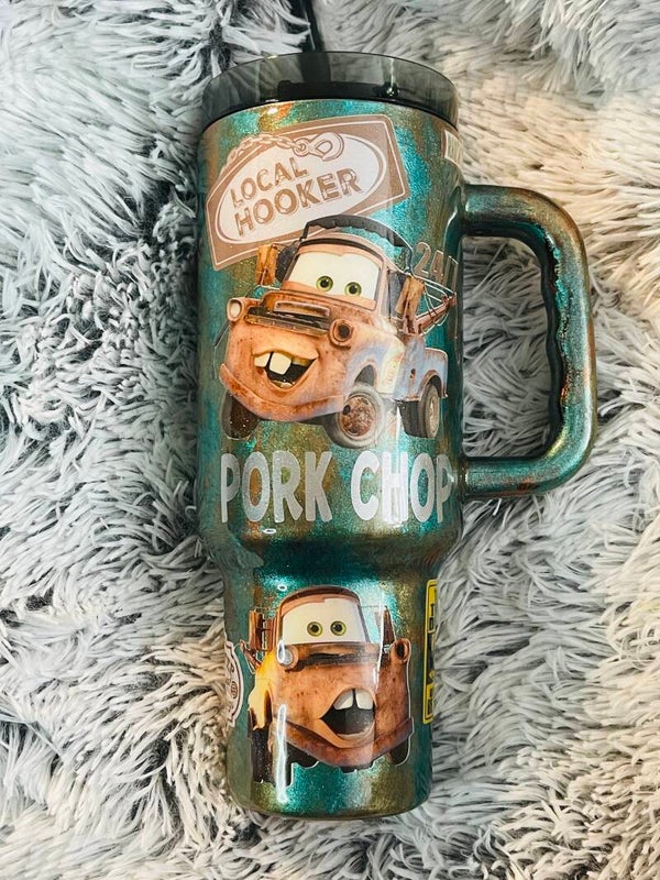 40oz Custom Tumbler with your design - Stainless