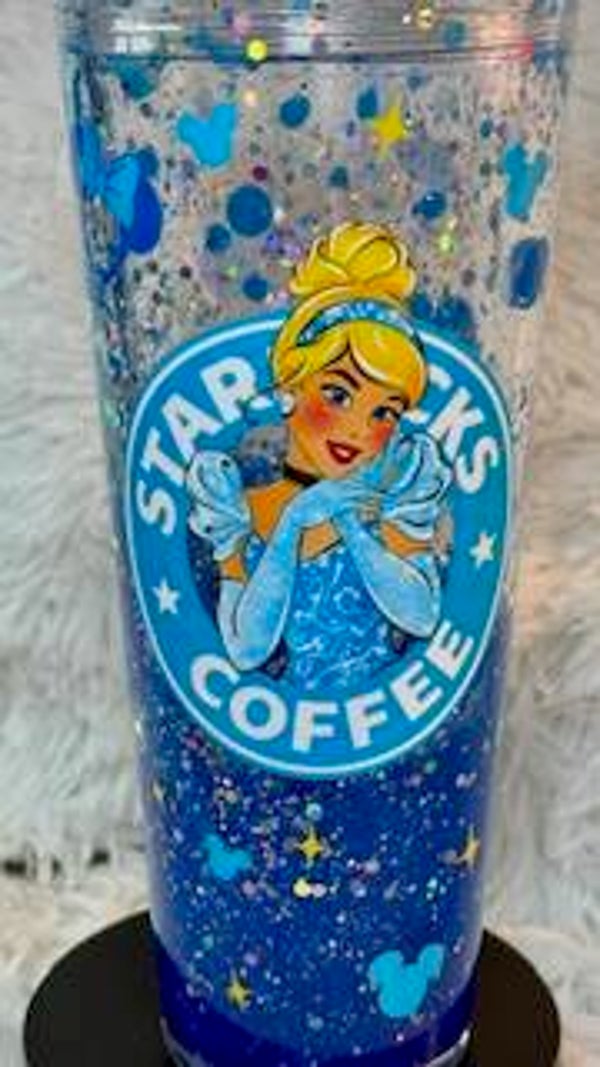 24oz Princess Tumbler - Premade-Ready to ship