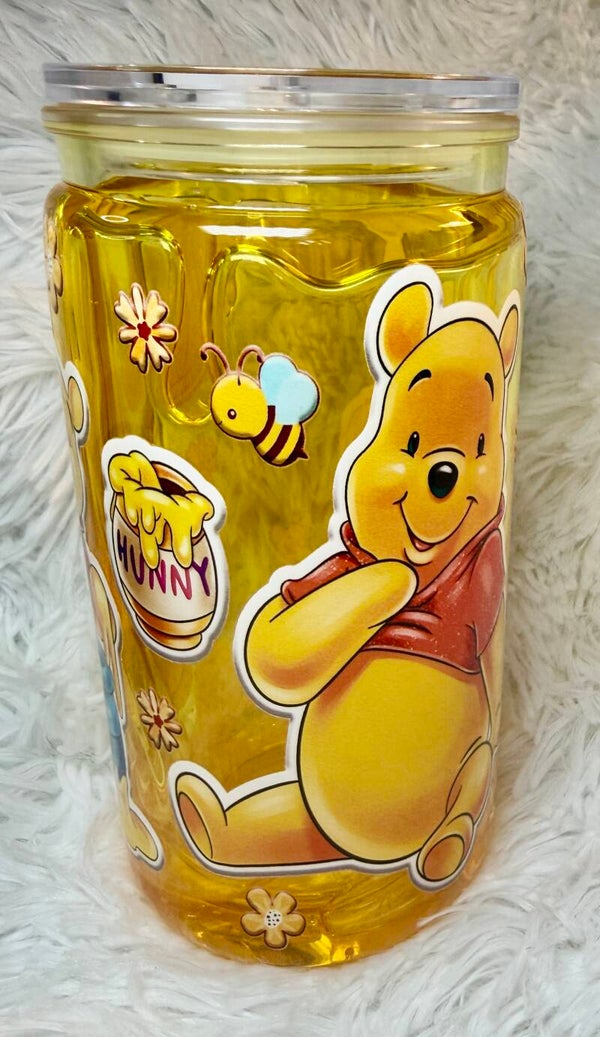 16oz Pooh Honey Drip tumbler