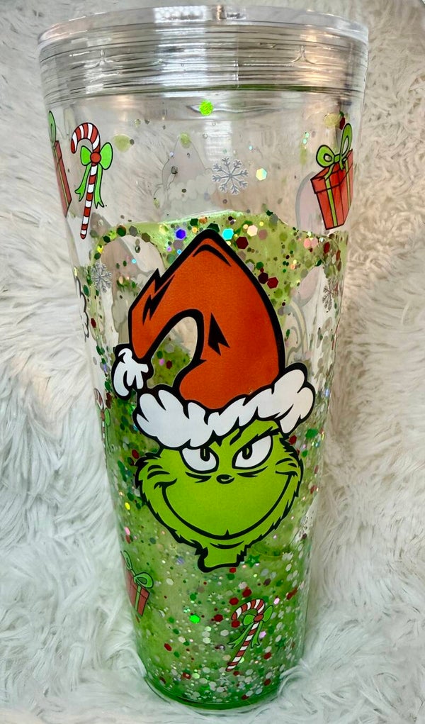 24oz Grinch Lava Flow - Premade-Ready to ship