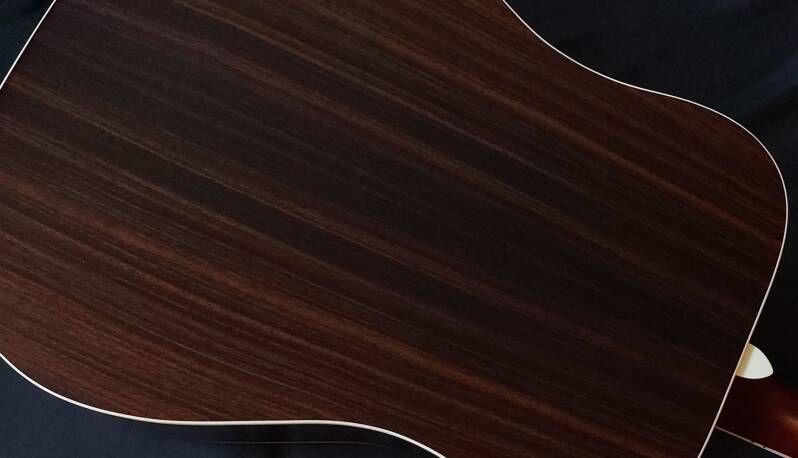 Northwood guitars Indian rosewood Dreadnought back