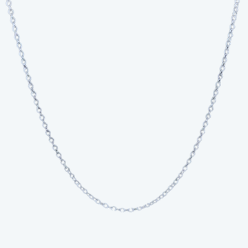Halsketting - 925 Sterling Zilver - 1mm Cirkel Ronde Ketting - 60 cm - Unisex