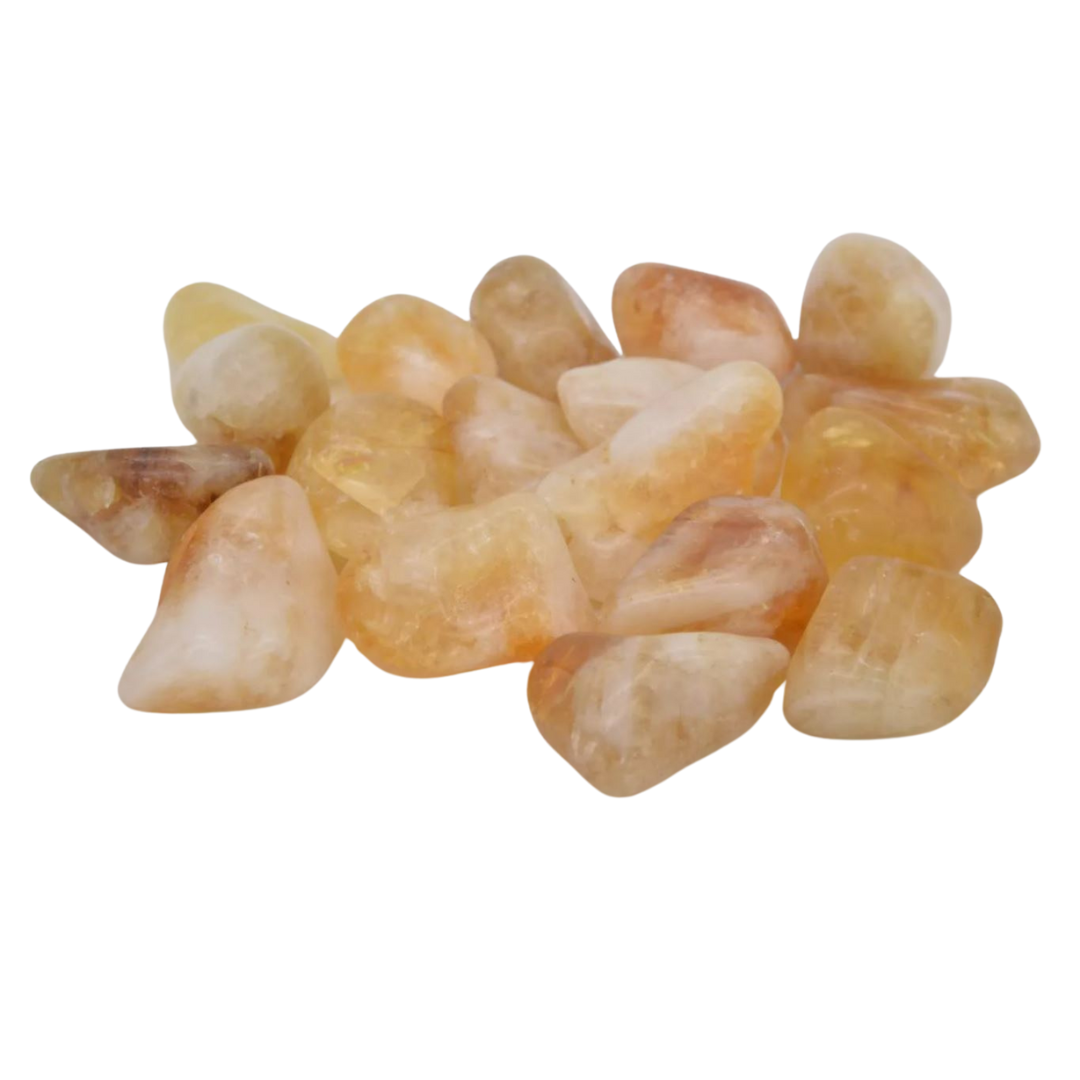 Trommelsteen Citrien (gebrande Amethist)