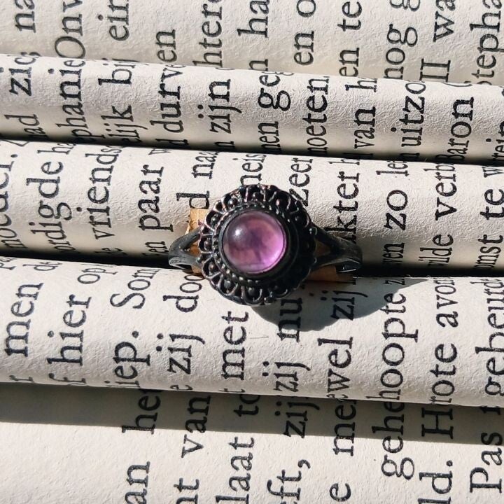 Ring M50 Amethist 925 Sterling Zilver
