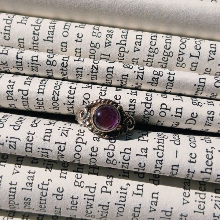 Ring M51 Amethist 925 Sterling Zilver