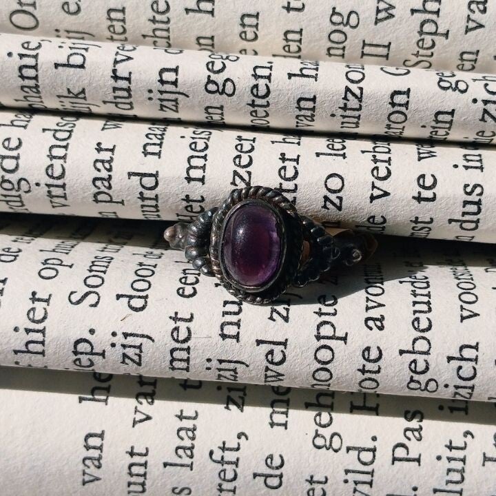 Ring M53 Amethist 925 Sterling Zilver