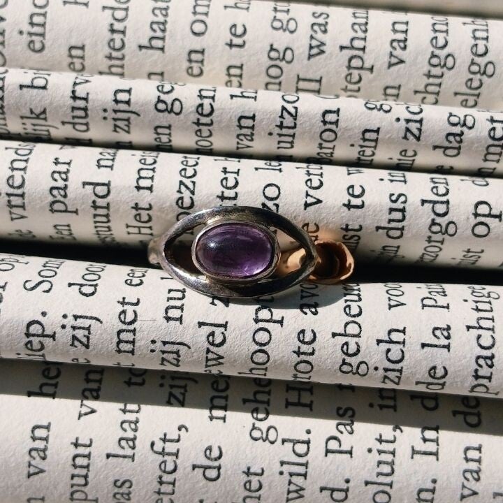Ring M57 Amethist 925 Sterling Zilver