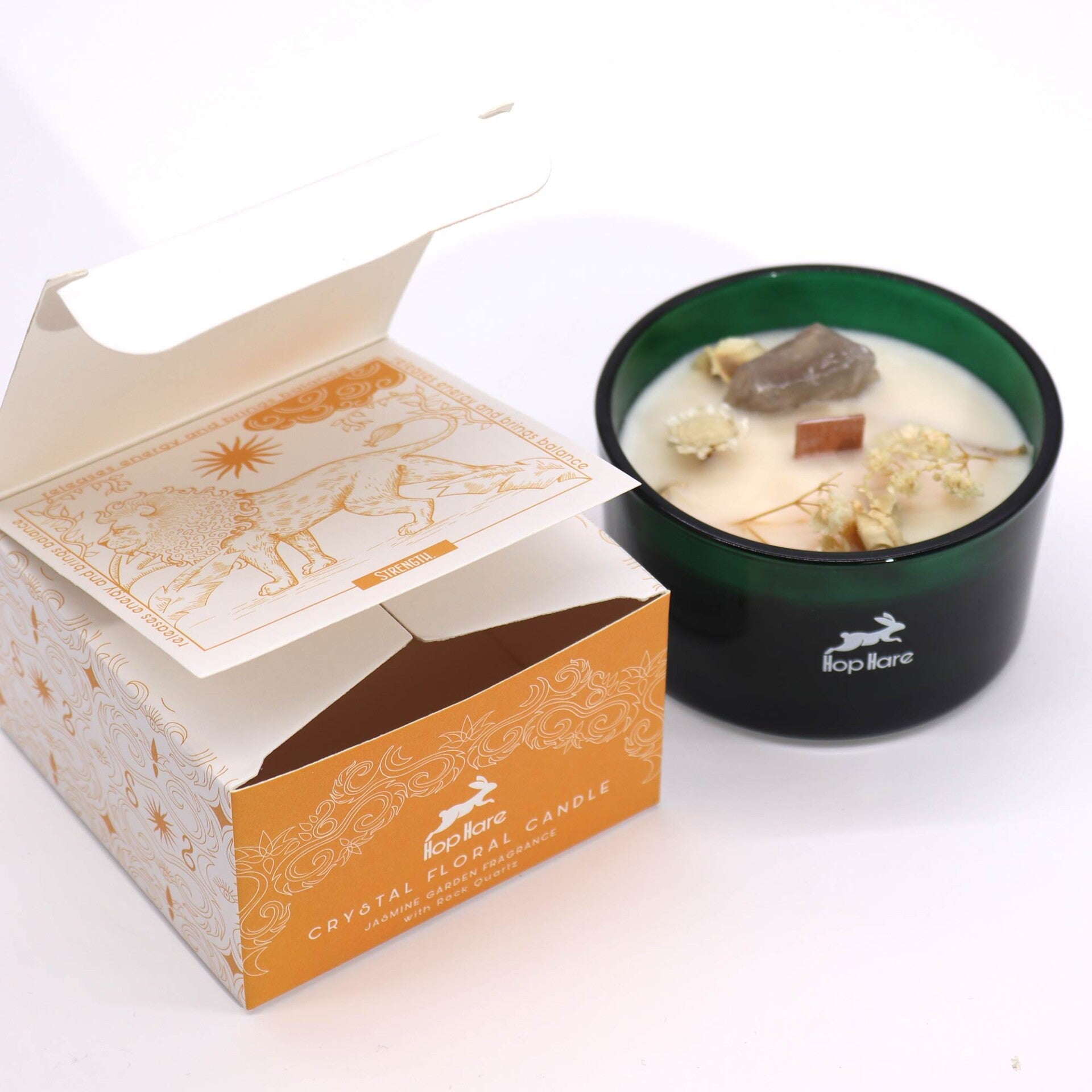 Hop Hare Kristallen Magische Bloemen Kaarsen - De Leeuw