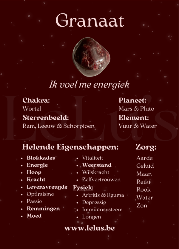 Ring M54 Granaat 925 Sterling Zilver