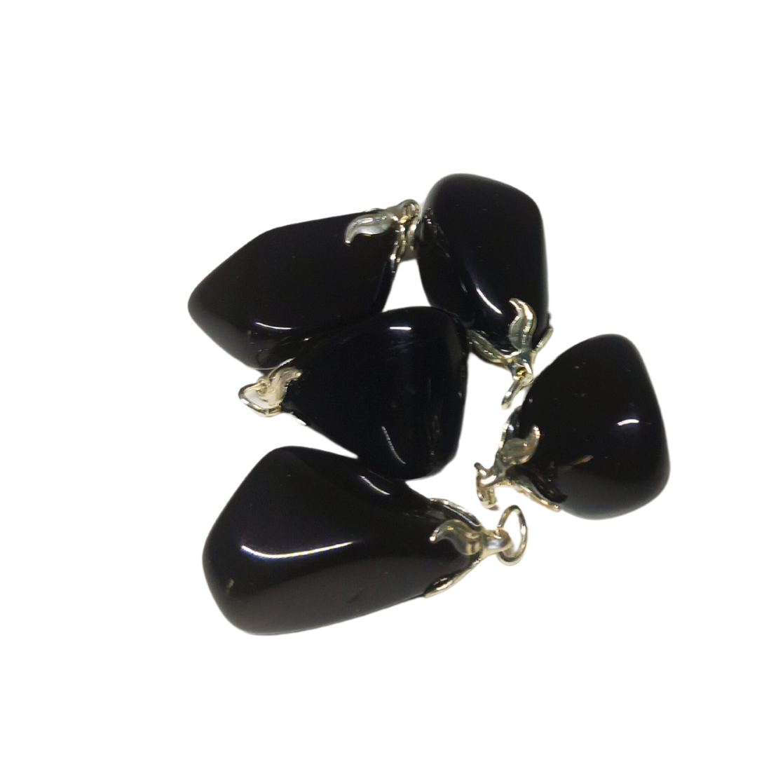 Edelsteenhanger Obsidiaan (Apachetraan)