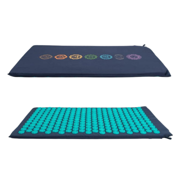 Spijkermat - Acupressuurmat 7 Chakra - Blauw