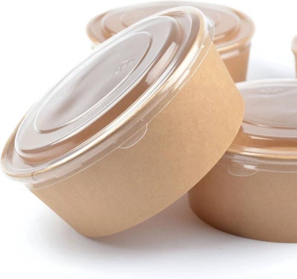 50x Salade Poke Bowl 750ml Ø150mm 26oz met deksel