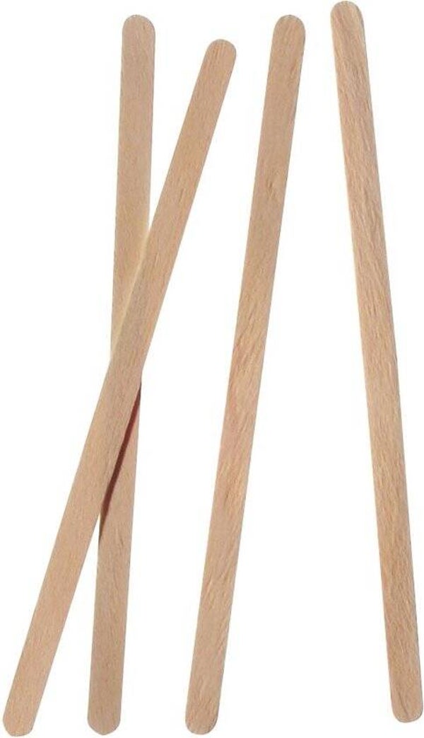 Houten roerstaafjes - 1000 stuks