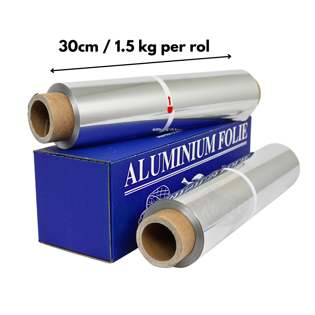 1 rol Aluminiumfolie (14 micron) extra sterk- 30cm
