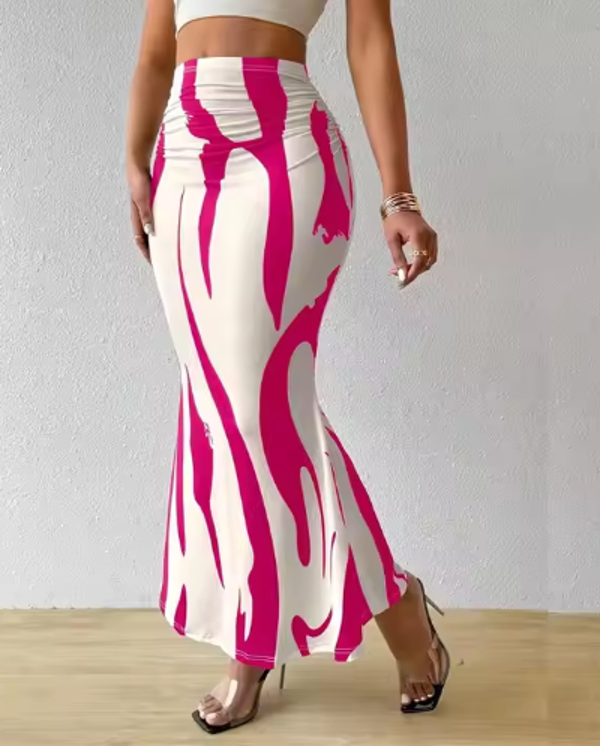 jupes longues pour femmes à la mode Plisse