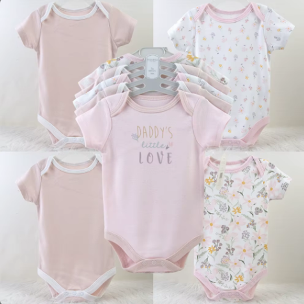 Combinaison 100% coton infantile pyjamas nouveau-né cinq pièces
