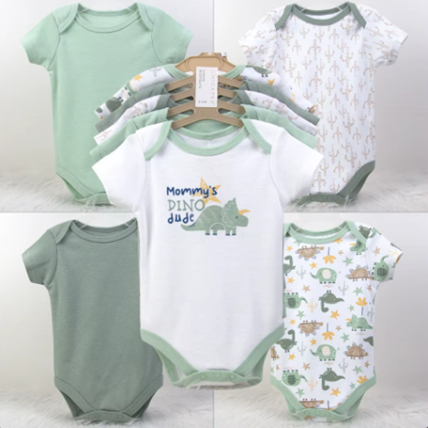 Combinaison 100% coton infantile pyjamas nouveau-né cinq pièces