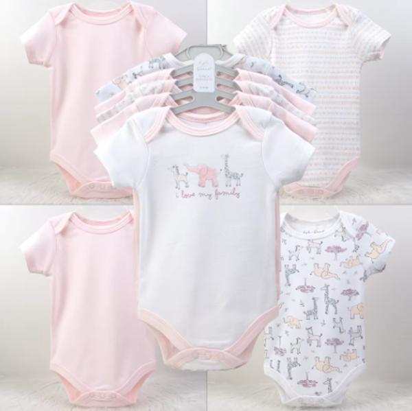 Combinaison 100% coton infantile pyjamas nouveau-né cinq pièces