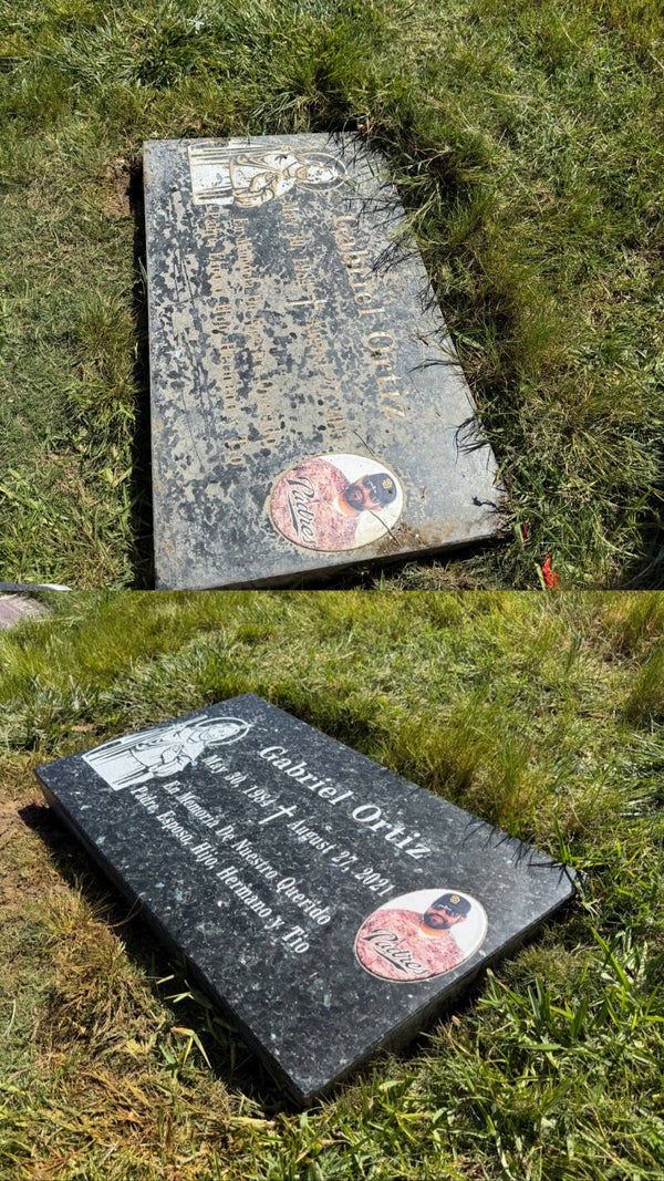 Headstone restoration