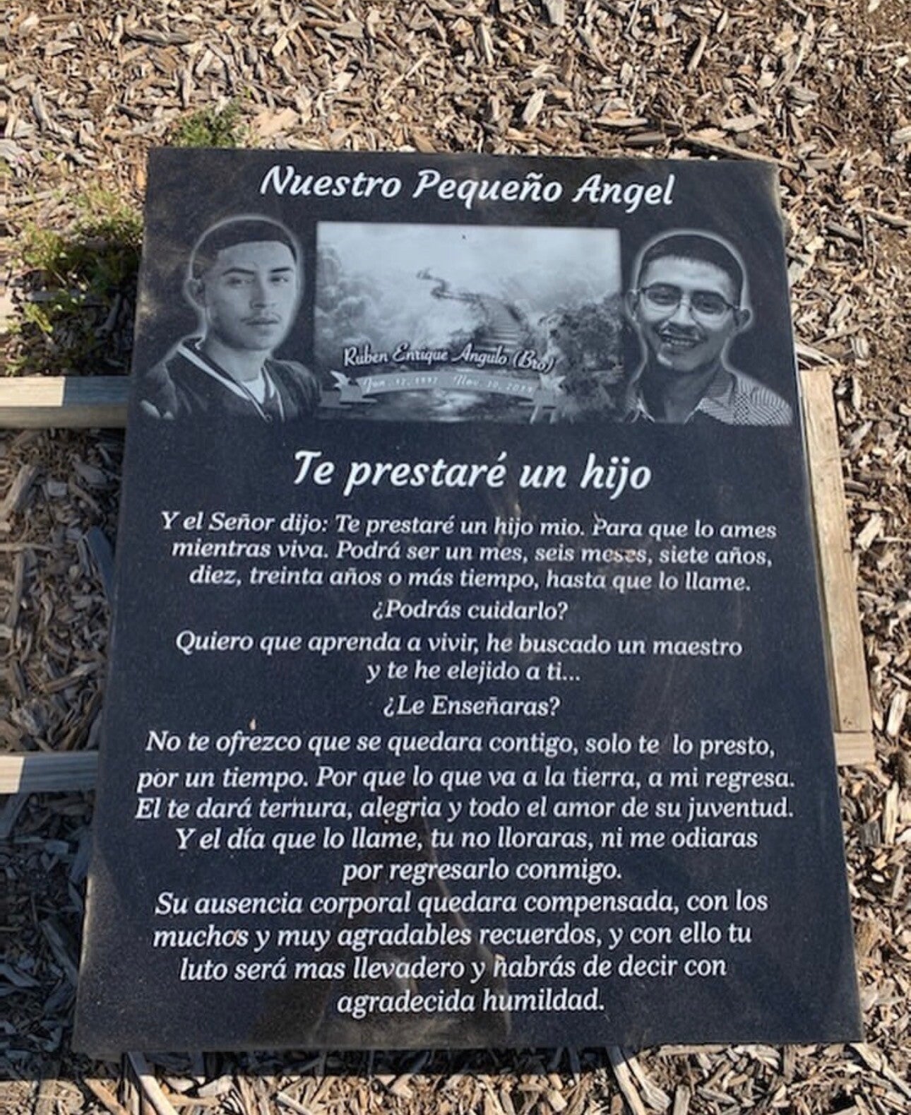 36x36  Ground Granite Headstone