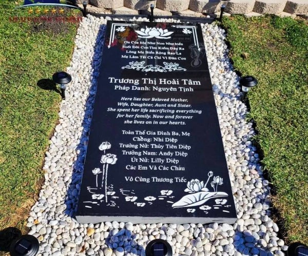 36x72 Lot Size Ground Headstone