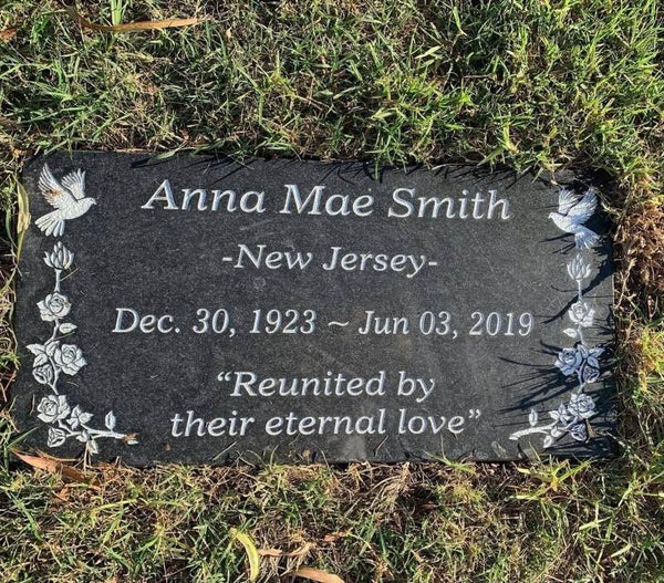 24x12 Ground Headstone